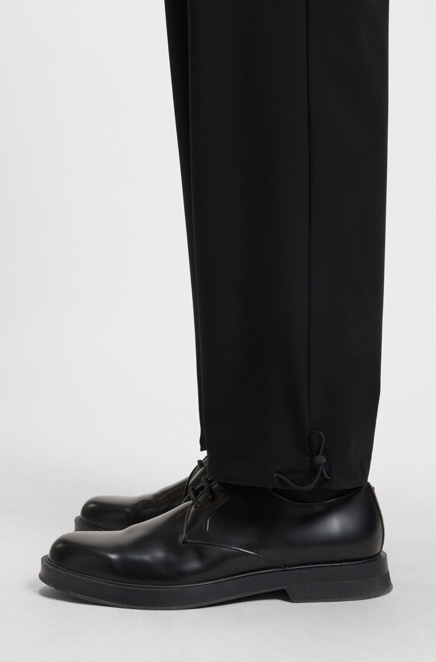 【HUGO雨果】弹力斜纹布常规版型长裤