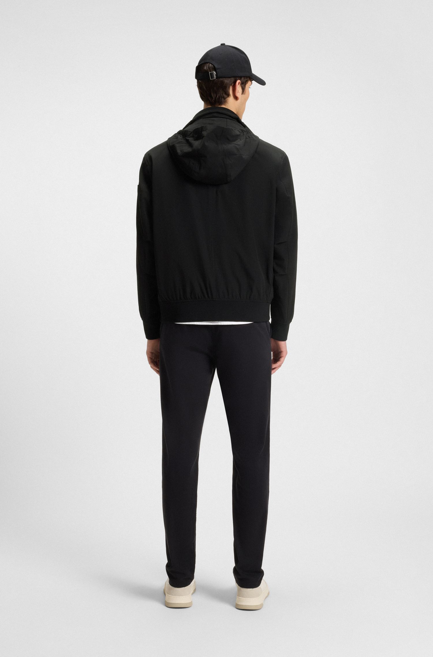 【BOSS博斯】可折叠兜帽飞行员夹克