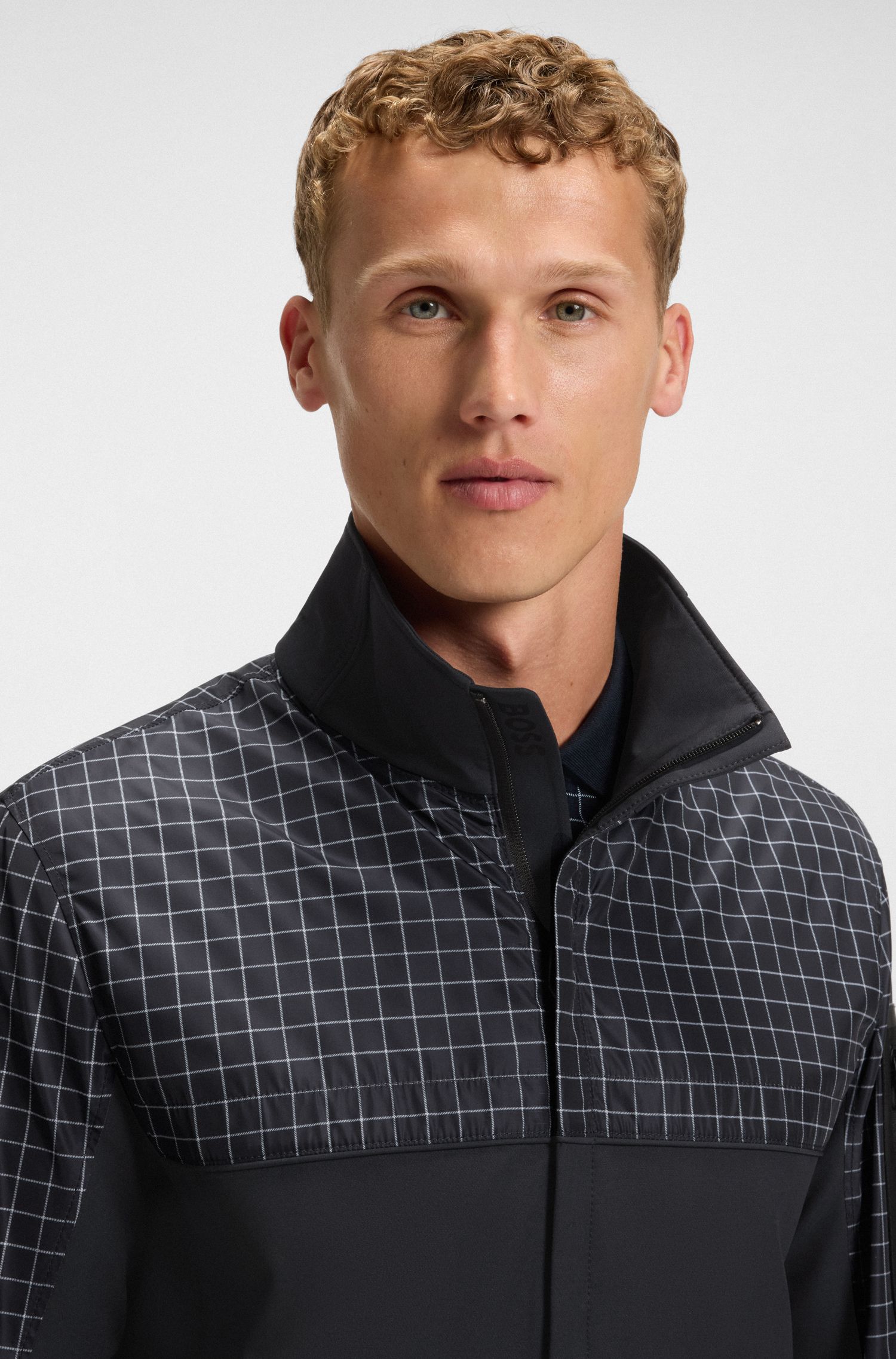 【BOSS博斯】印花饰片束腰夹克