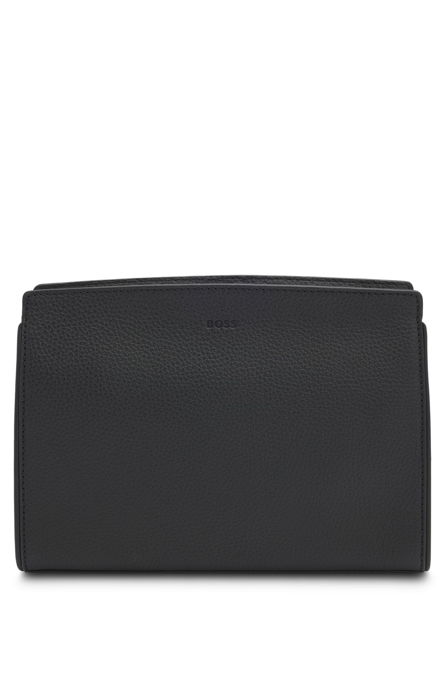 【BOSS博斯】压印徽标意大利皮革公文包