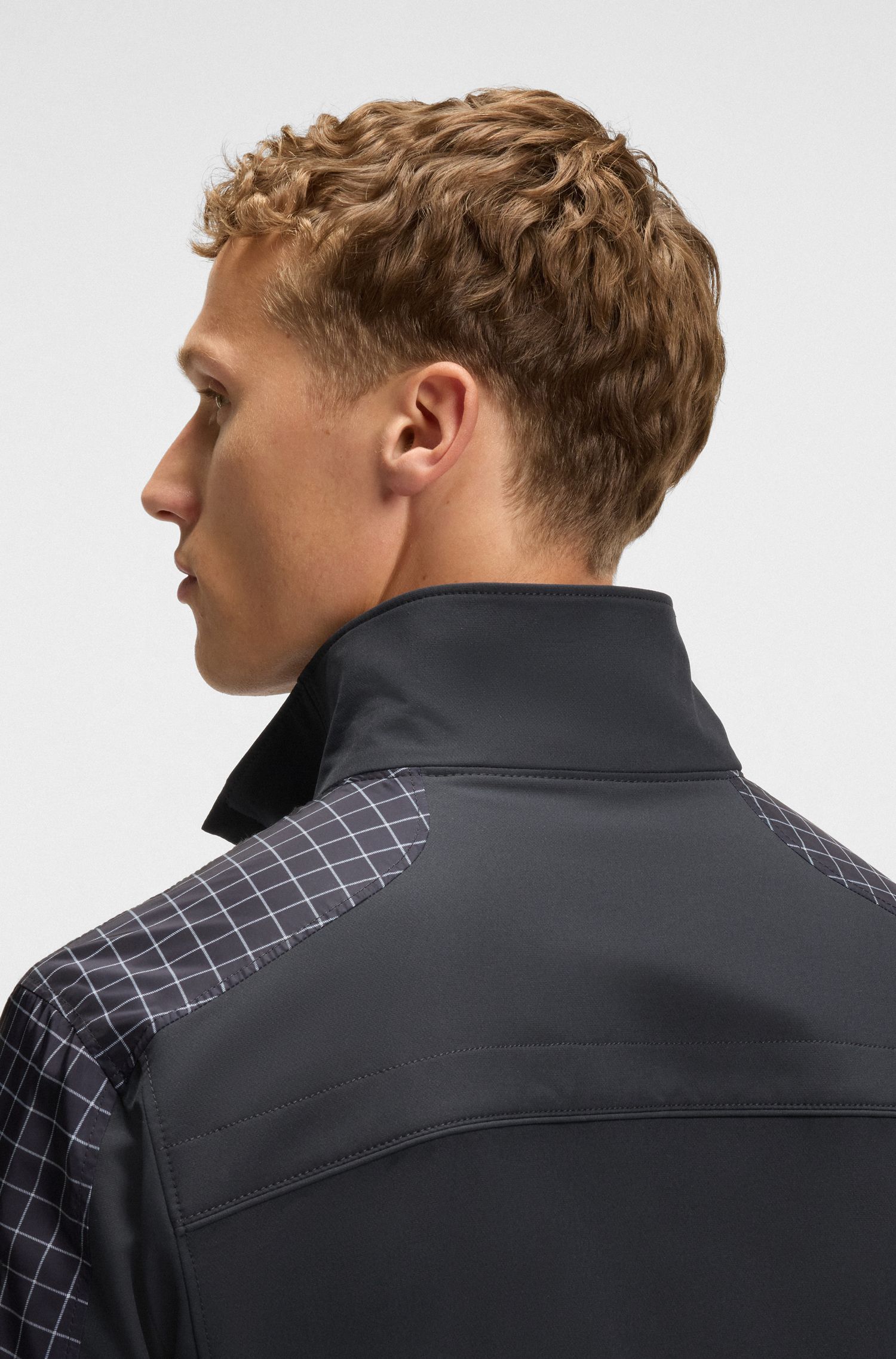 【BOSS博斯】印花饰片束腰夹克