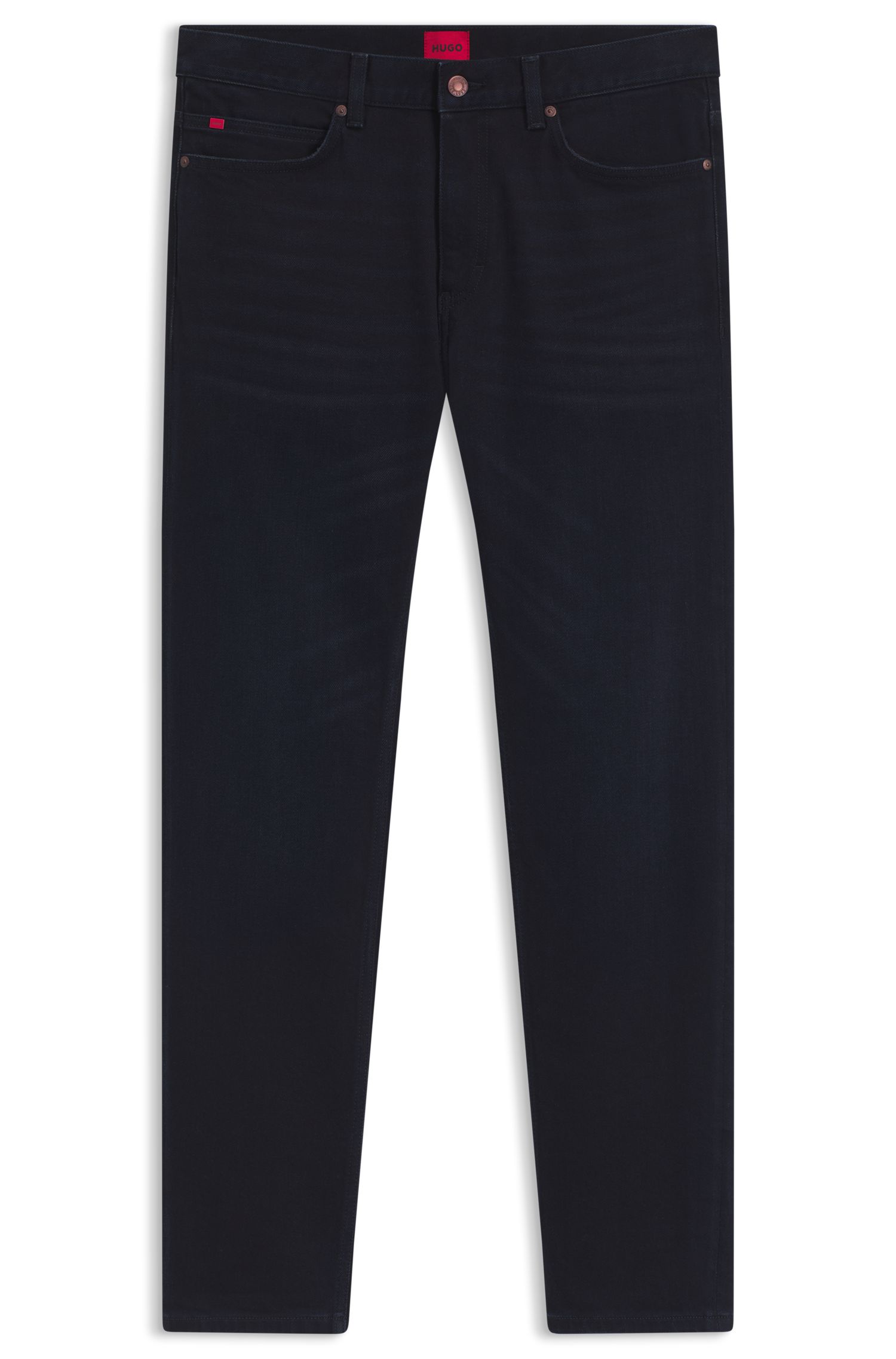 【HUGO雨果】蓝色修身舒适弹力牛仔裤