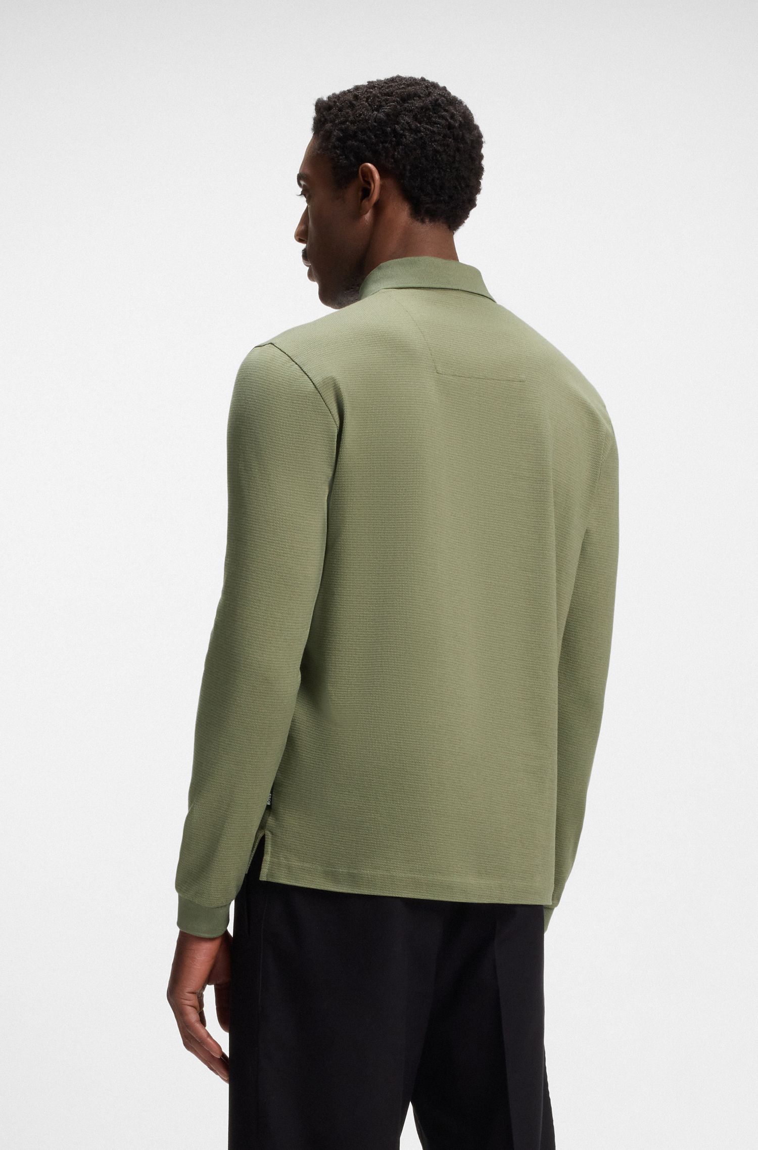 【BOSS博斯】丝光棉平领 Polo 衫