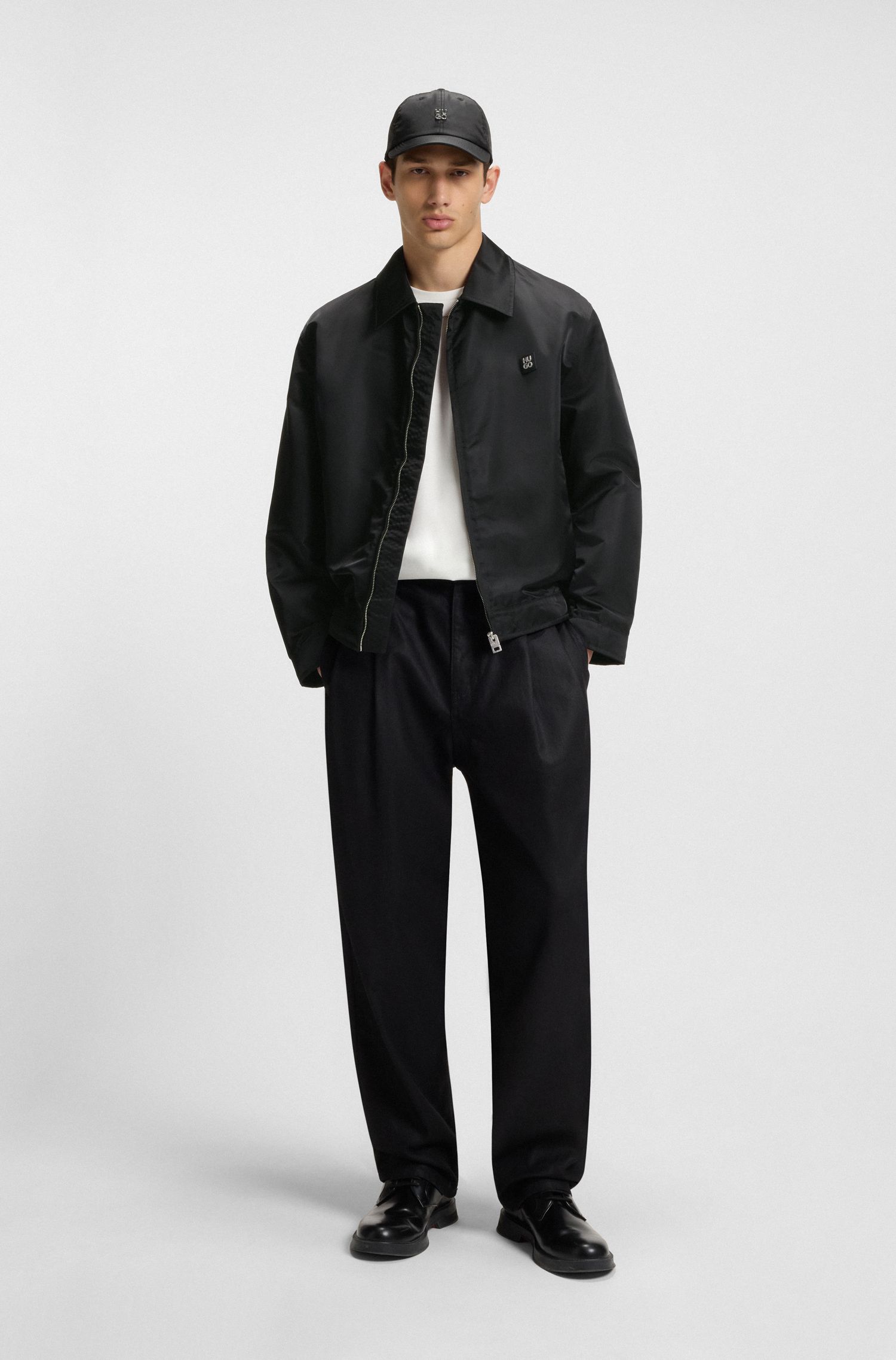 【HUGO雨果】堆叠风徽标装饰夹克