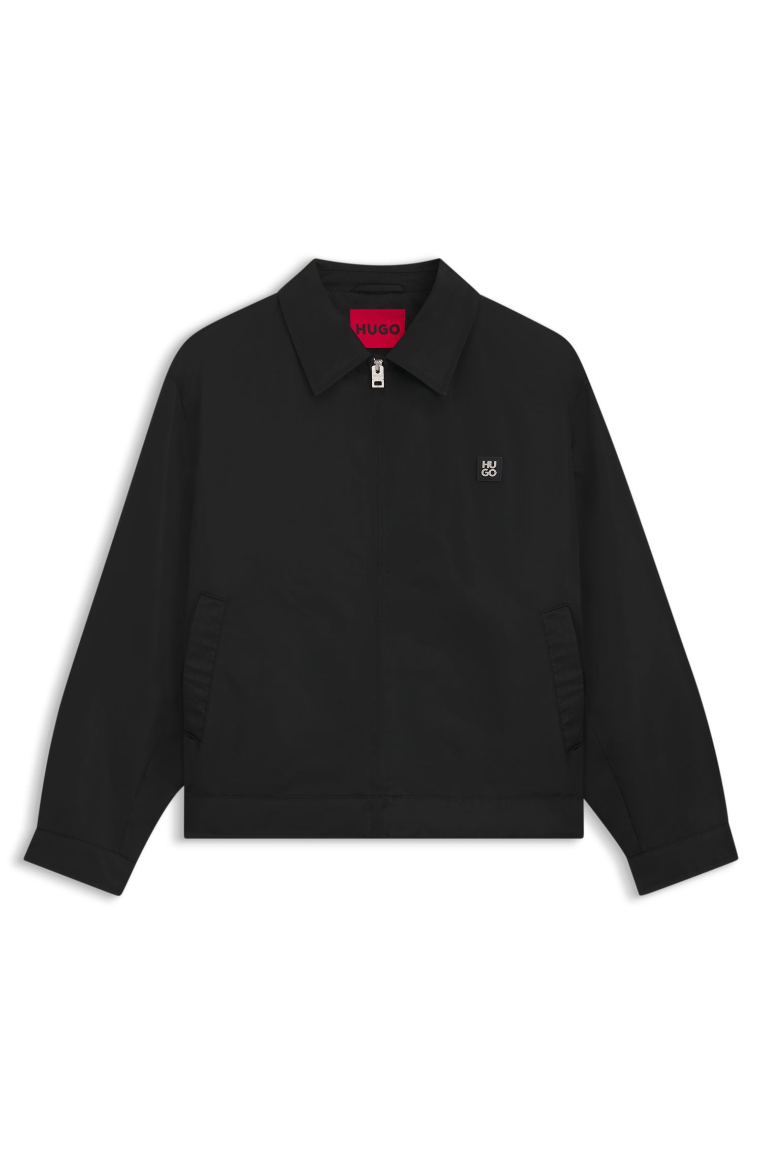【HUGO雨果】堆叠风徽标装饰夹克