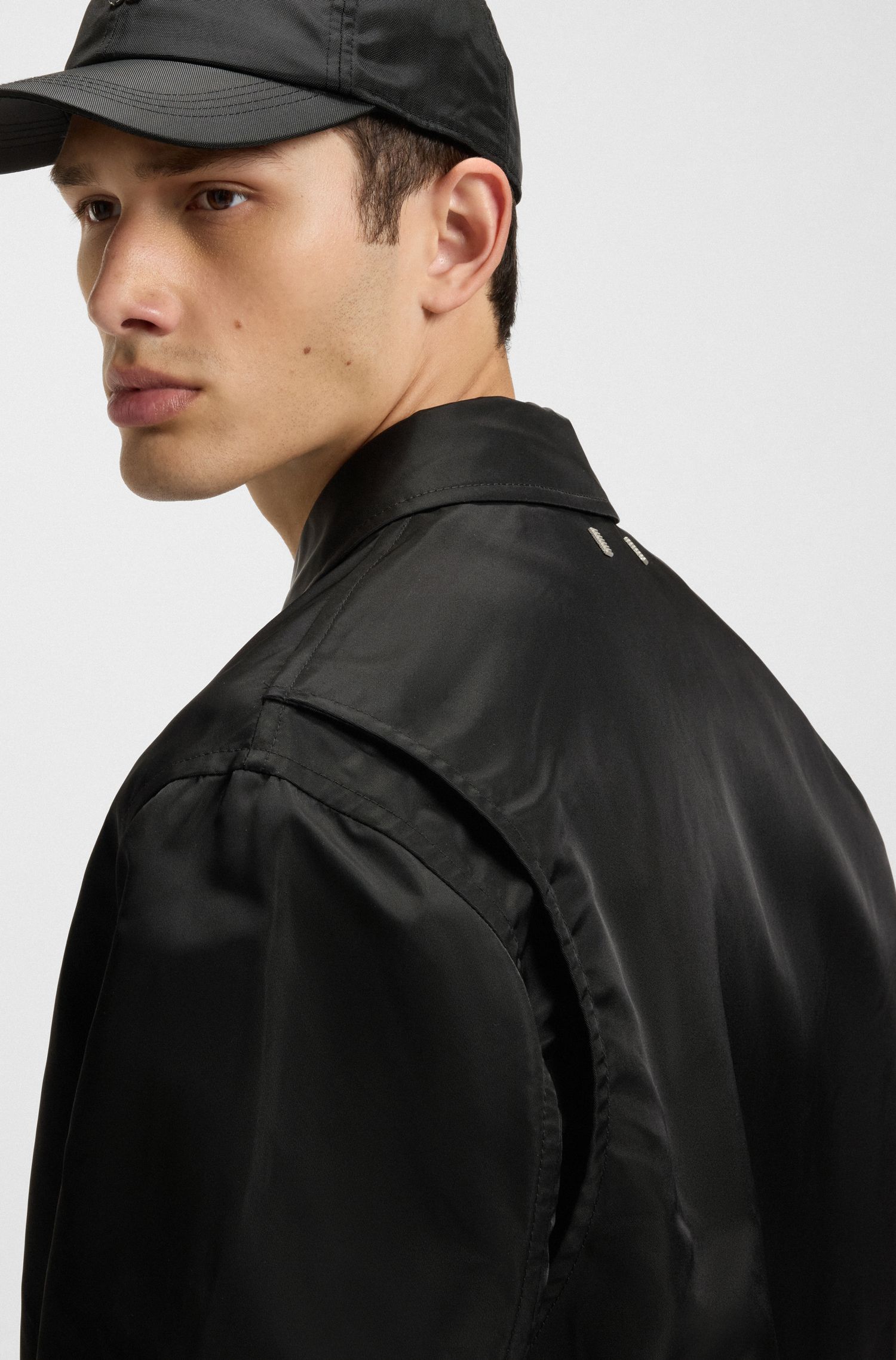 【HUGO雨果】堆叠风徽标装饰夹克