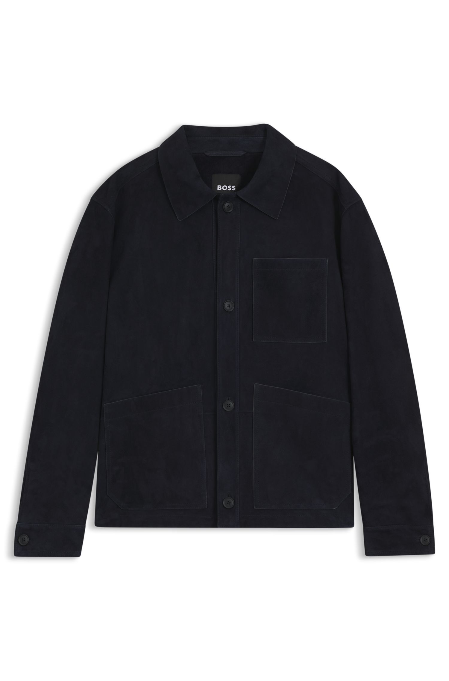 【BOSS博斯】皮革常规版夹克