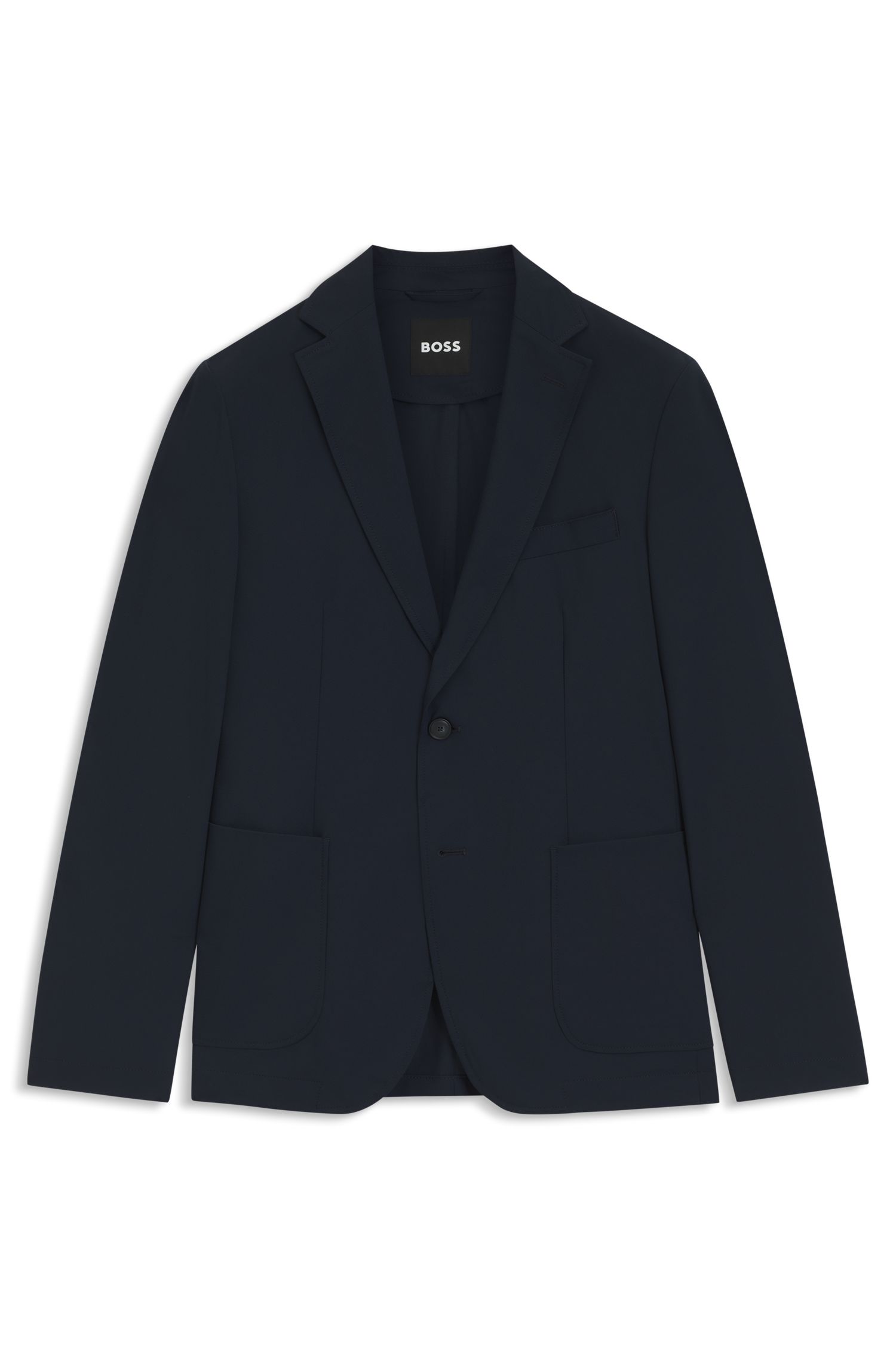 【BOSS博斯】弹性面料可折叠轻薄运动夹克衫