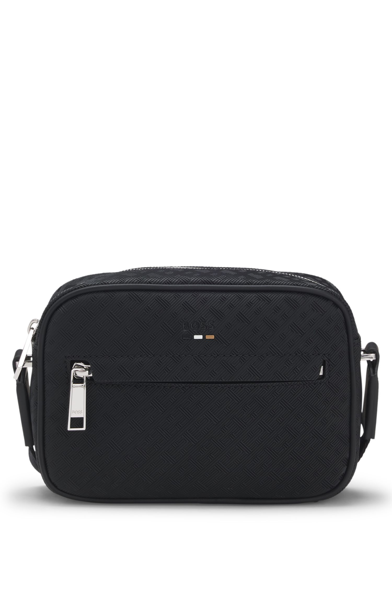 【BOSS博斯】交织字母图案斜挎包