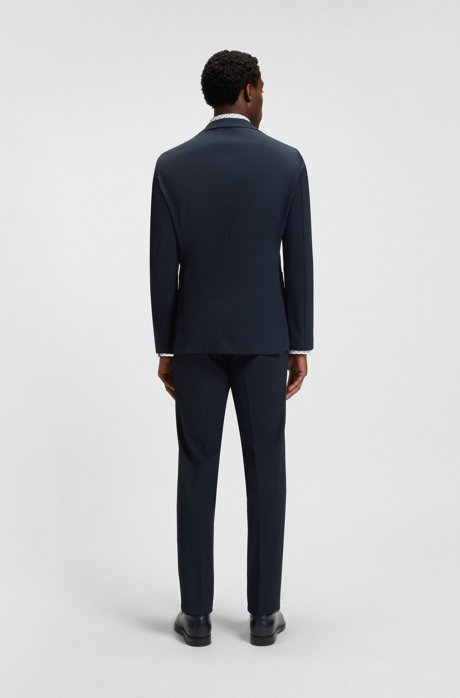 【BOSS博斯】弹性面料可折叠轻薄运动夹克衫