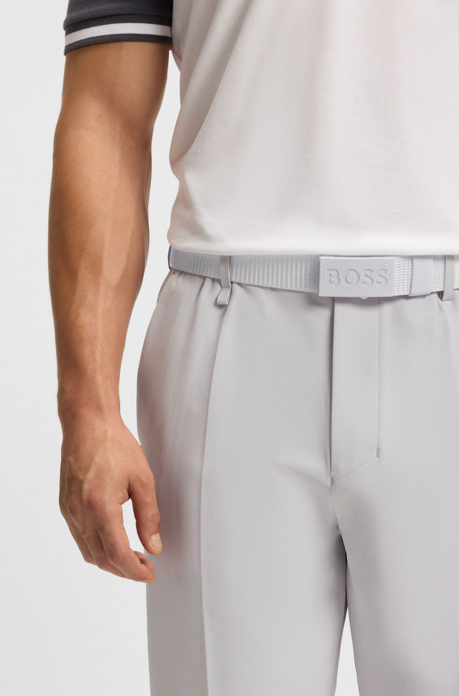 【BOSS博斯】徽标图案牌扣饰带腰带