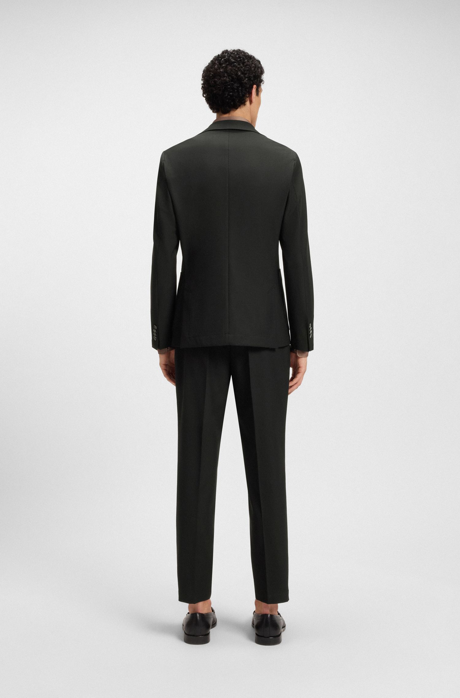 【BOSS博斯】可机洗弹性面料修身夹克