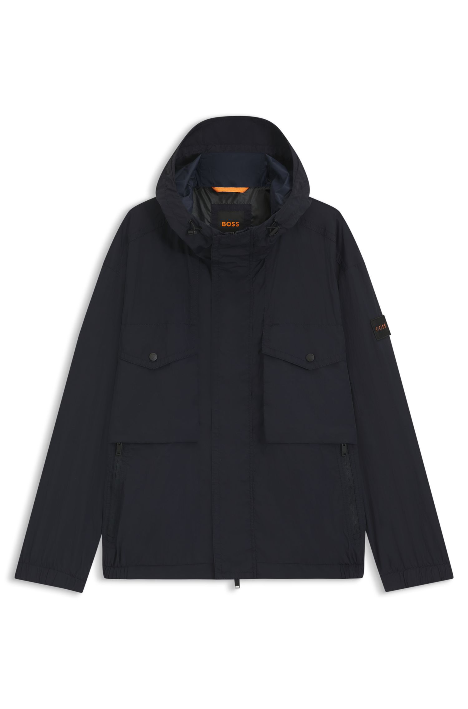 【BOSS博斯】配有帽檐的夹克
