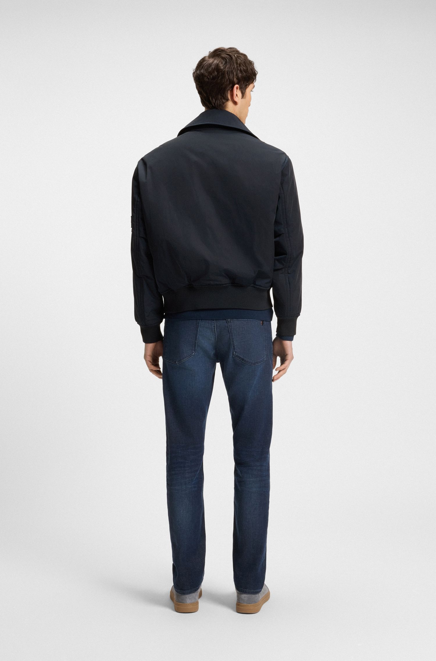 【BOSS博斯】可拆卸衬里飞行员夹克