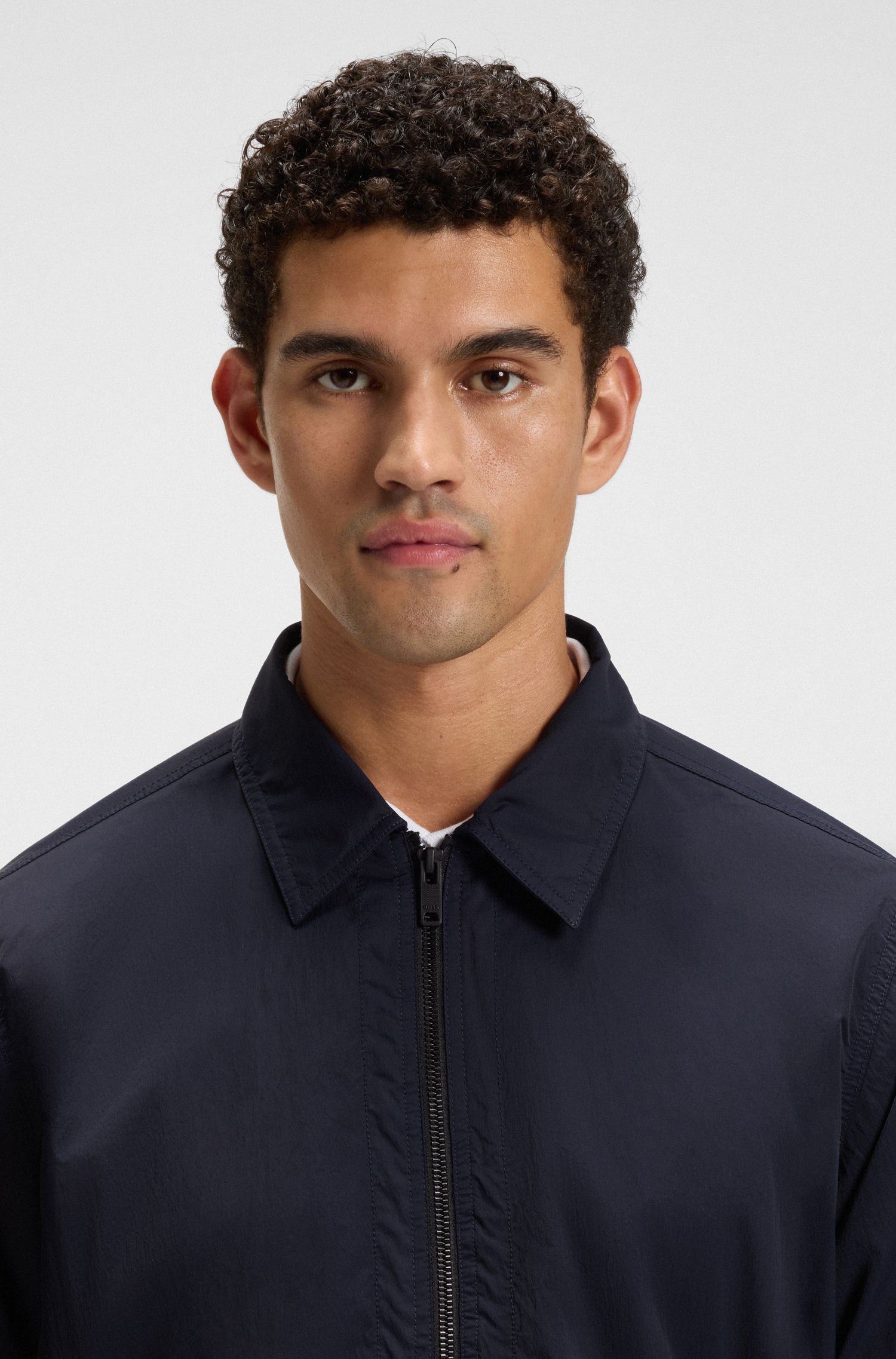 【BOSS博斯】宽松版型外套衬衫