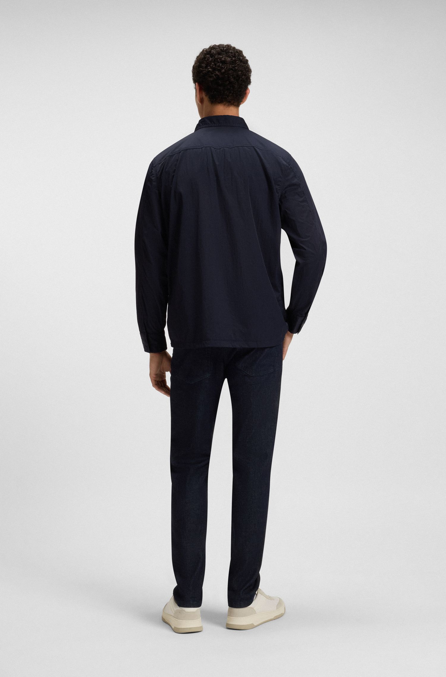 【BOSS博斯】宽松版型外套衬衫