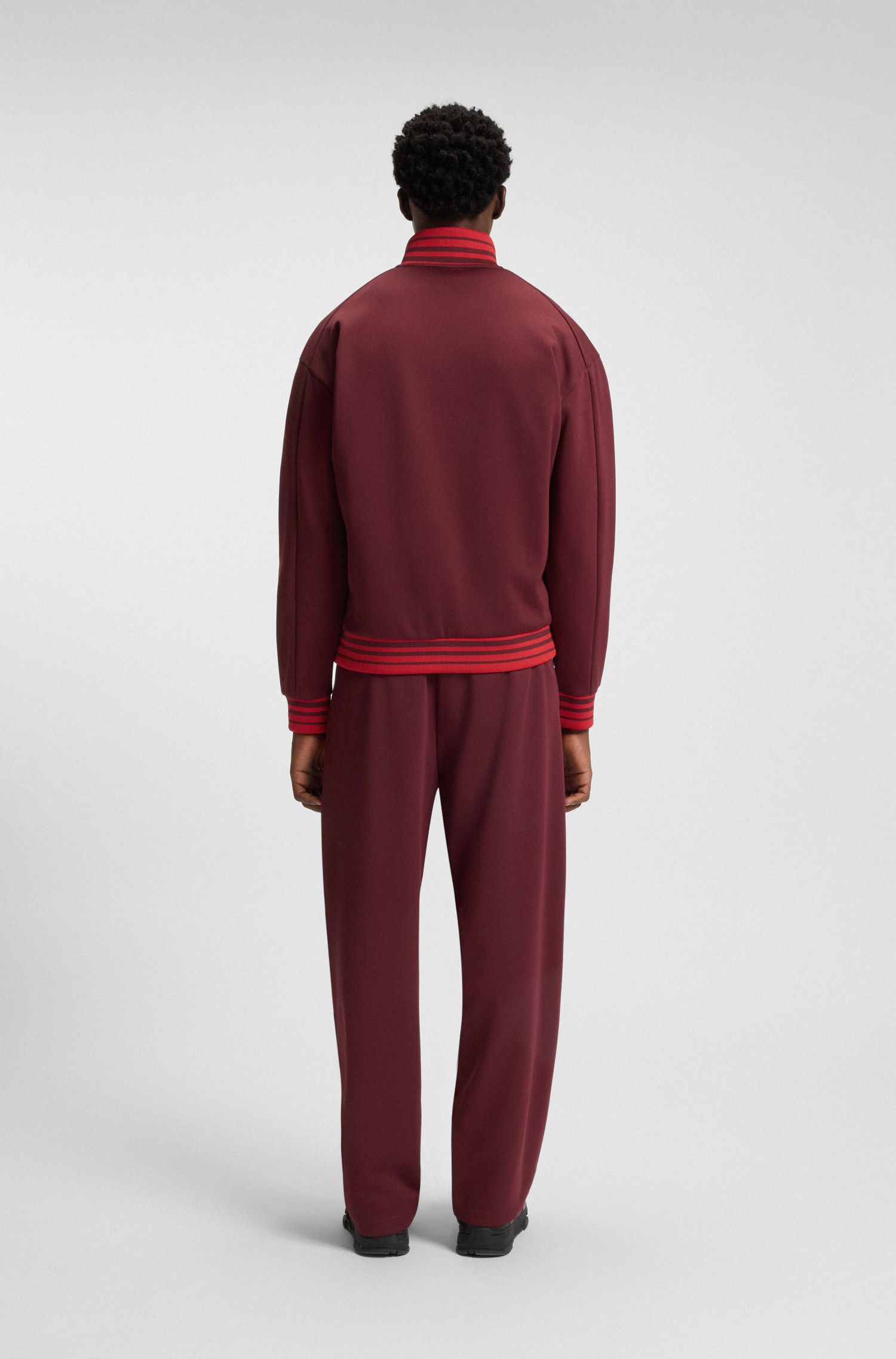 HUGO x RB 牛徽标拉链卫衣