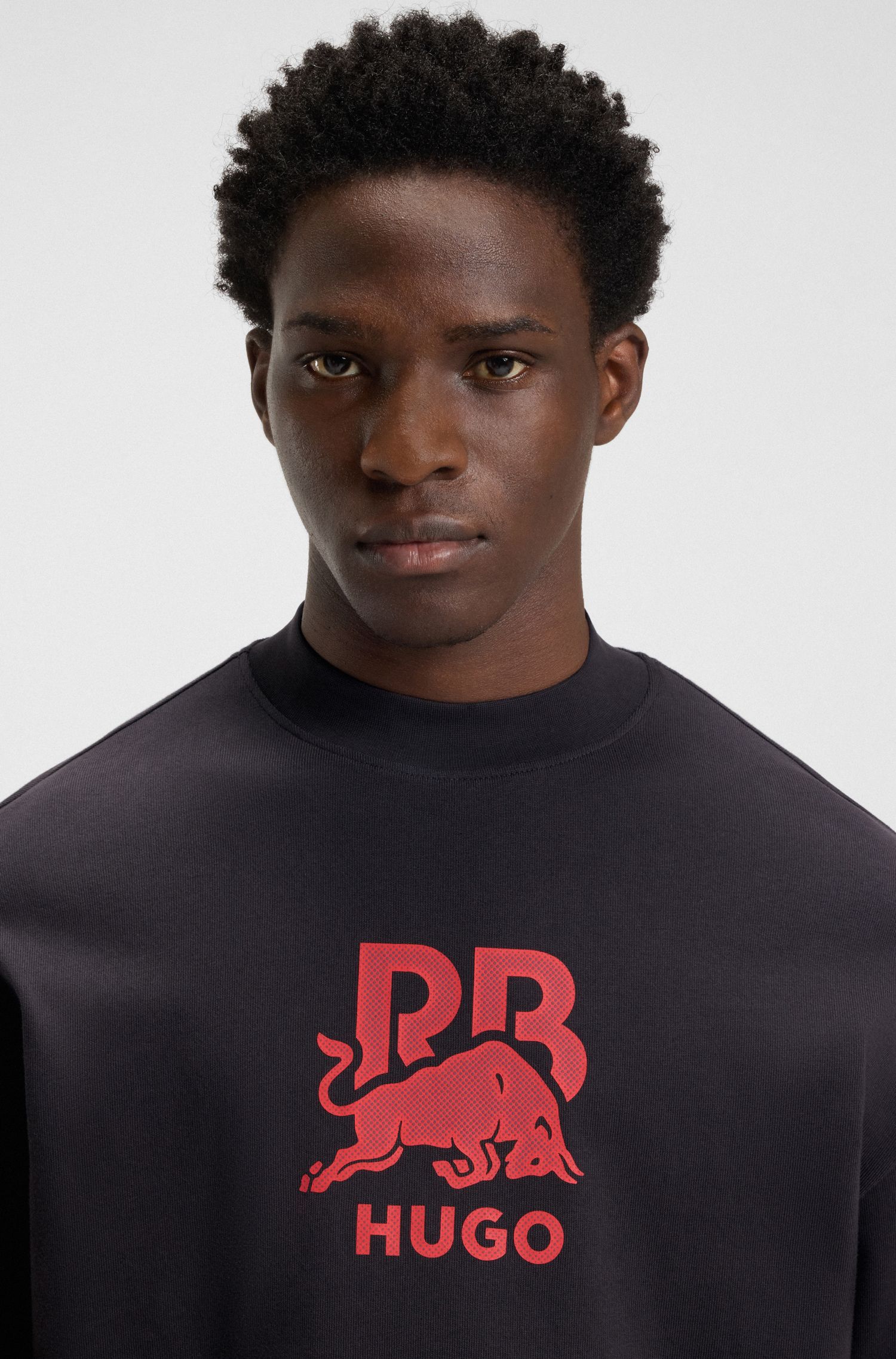 HUGO x RB 牡棉质 T 恤