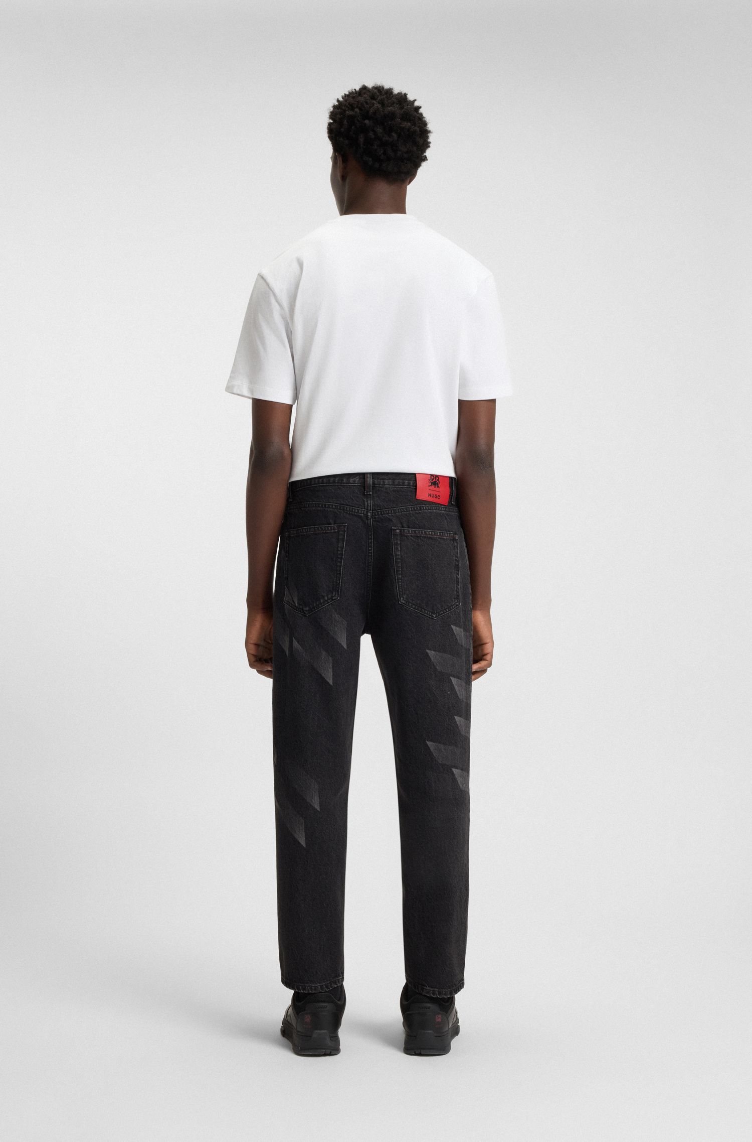 HUGO x RB 激光休版型牛仔裤