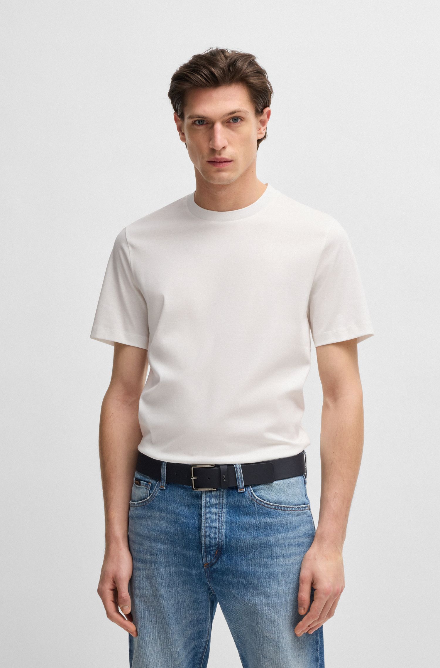 【BOSS博斯】丝光棉T恤