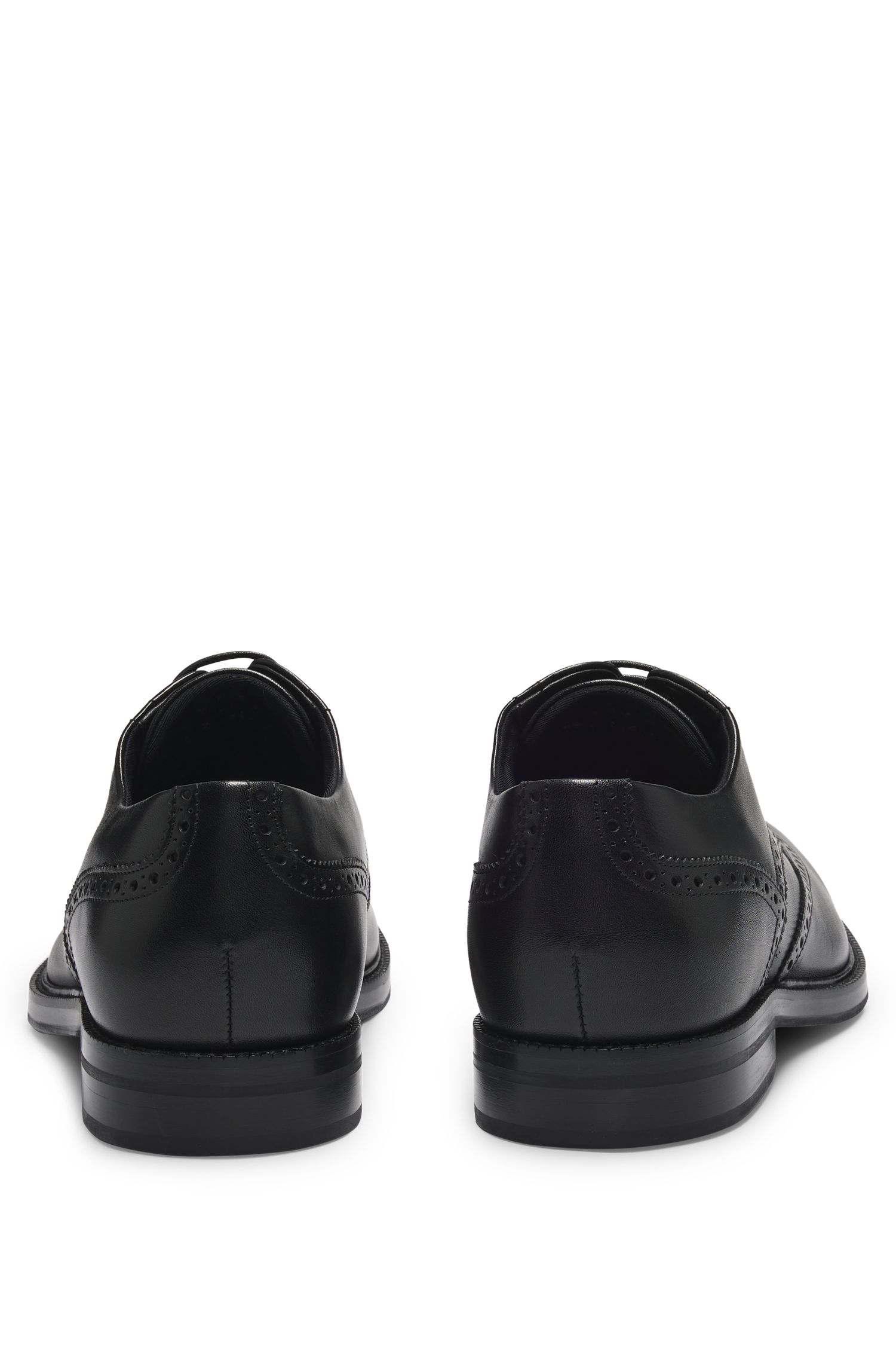 【BOSS博斯】Dressletic 鞋底意大利制造皮革德比鞋