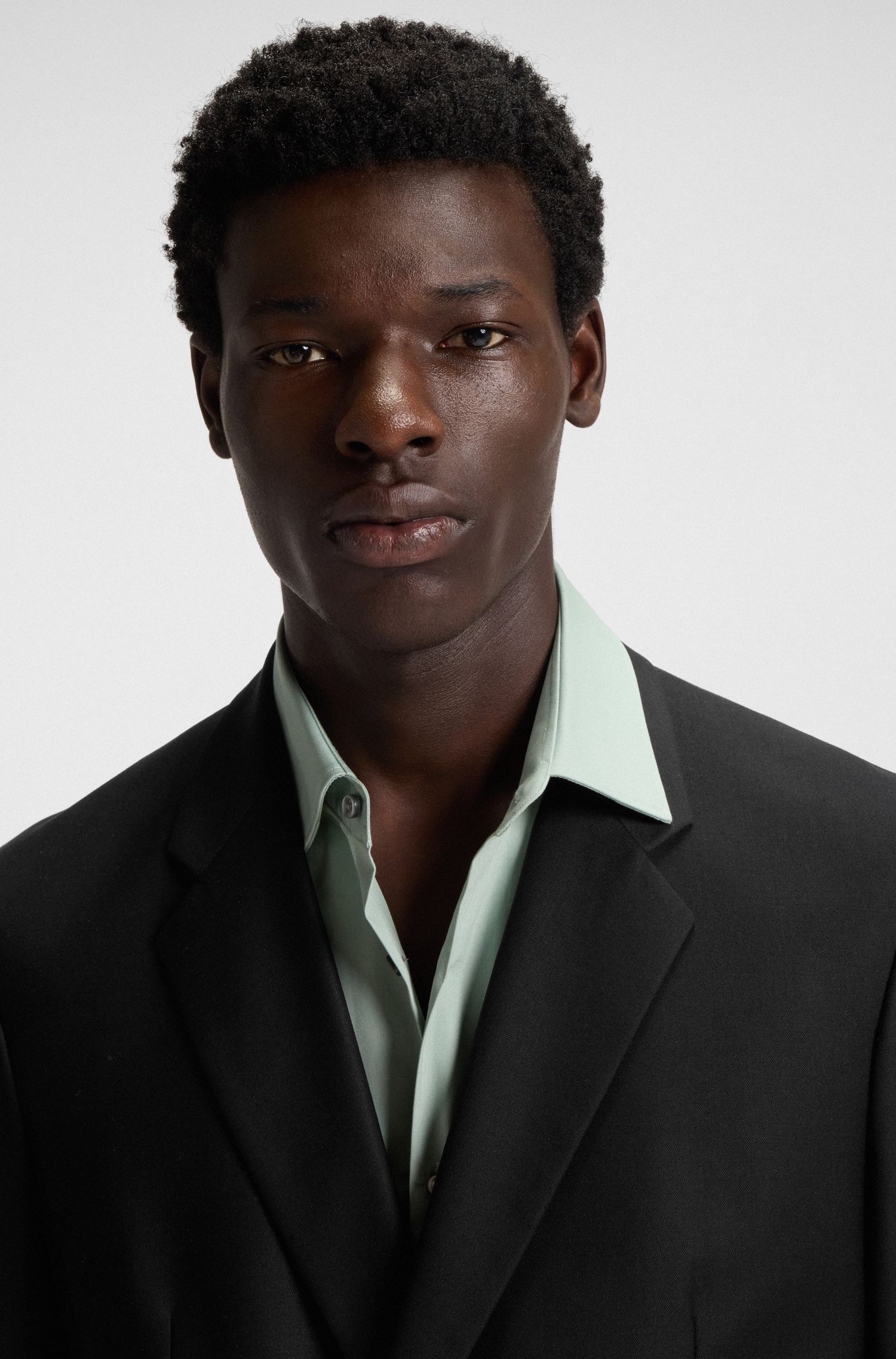 【HUGO雨果】徽标开合修身西装外套