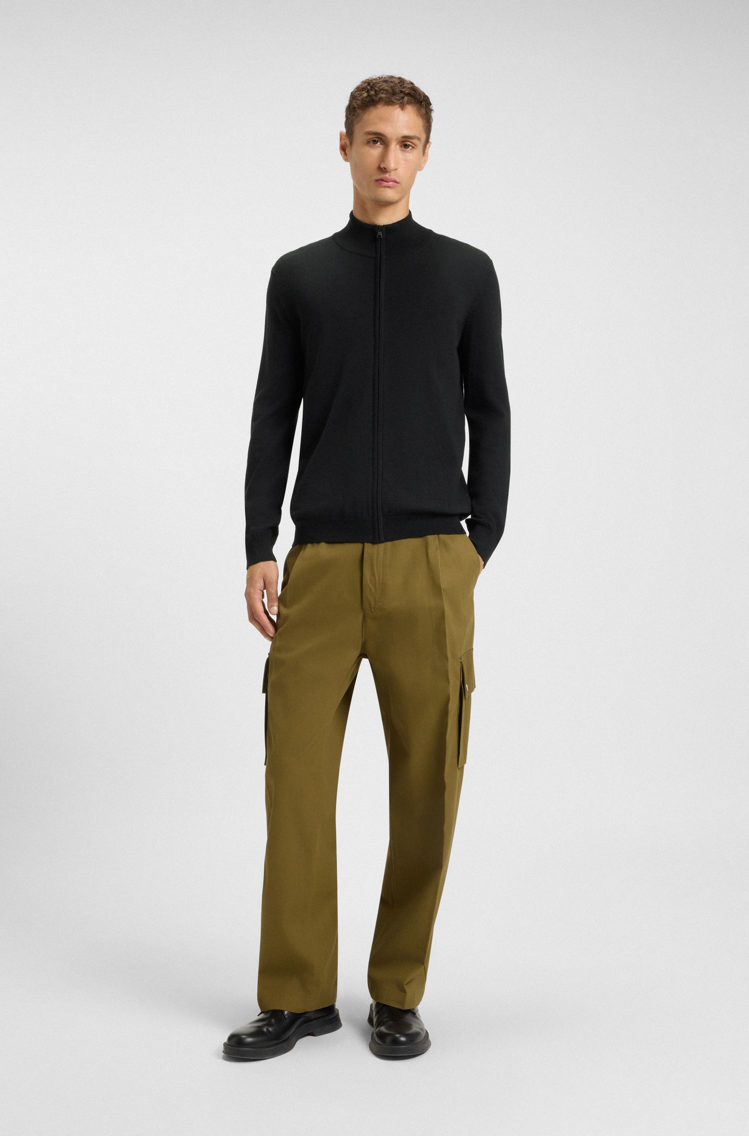 【HUGO雨果】常规版型拉链夹克