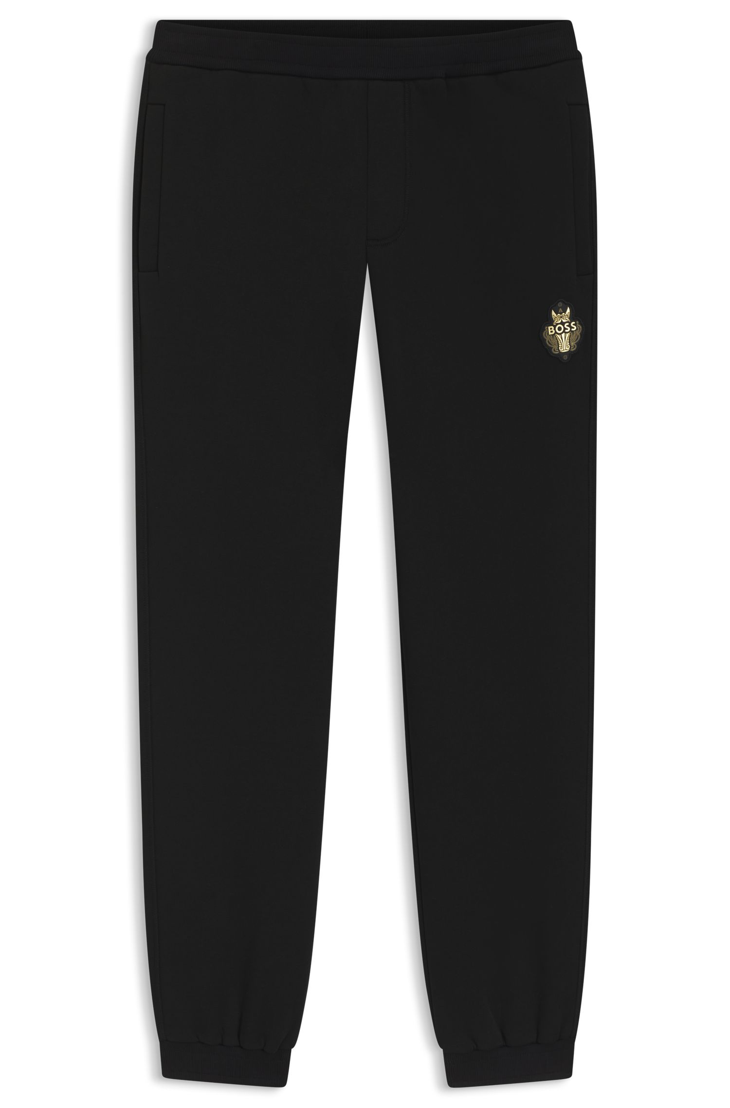 【马年新春系列】徽标艺术图案棉质运动裤